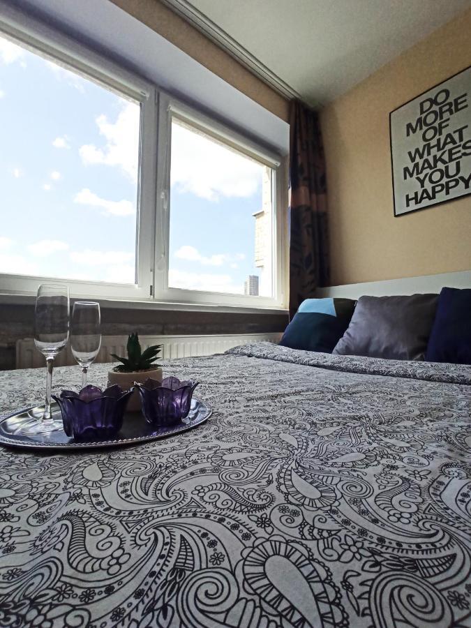 וילנה 9Th Floor Amazing View Central Studio Apartment מראה חיצוני תמונה