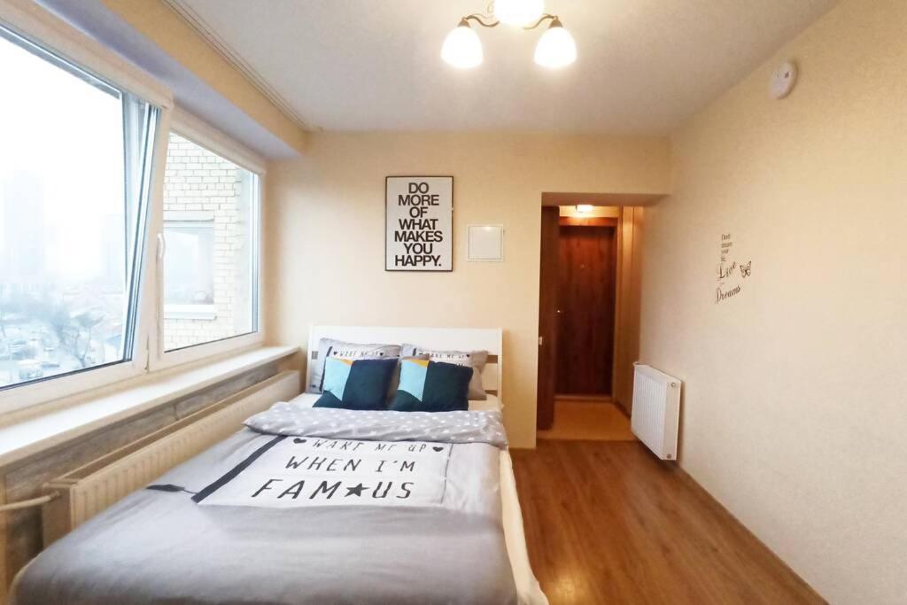 וילנה 9Th Floor Amazing View Central Studio Apartment מראה חיצוני תמונה
